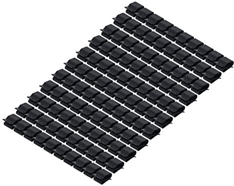 QANYEGN 100 Stück Solarpanel-Kabelklemmen, Anhängerrahmen-Kabelklemmen, P6-Kunststoff-isoliertes PV-Draht-Befestigungswerkzeug Für Heim-PV-Module, Kajaks, Fischerboote, Anhänger