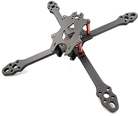 XYWOPO Carbon Fiber FP V Freestyle True X Quadcopter Rahmen Kit RC Drone 5030 5045 5145 Propeller Quadrocopter-Rahmenarme (Size : 270mm Frame kit)
