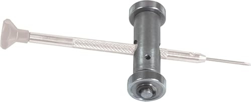 KD89 Horotec MSA01.500 - Slipverktyg för skruvmejsel bitar, 40 mm bredd, vuxen herrklocka reparationsverktyg, Grå