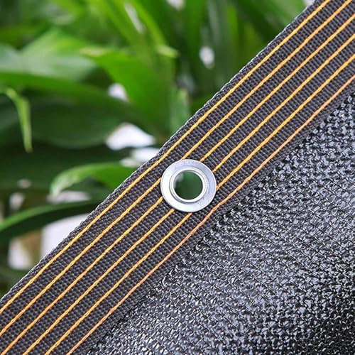 Telo Ombreggiante, Vela Parasole Tenda A Vela per Esterno Rete Ombreggiante Tessuto Ombreggiante Traforato 90% Rete Di Protezione UV Giardino Pergola Rete Protezione Solare,black-2x4m