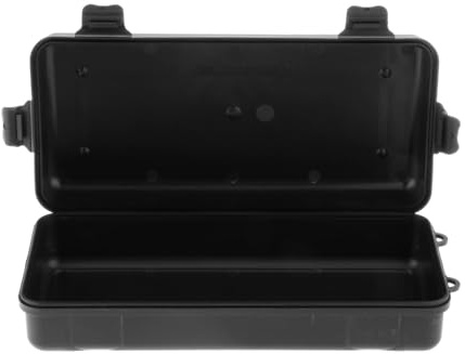 perfk Boîte à outils mallette de rangement étui rigide boîte vide petites pièces étui universel outils organisateur Portable pour lieu de travail de Garage, 26.3 cm x 12.3 cm x 7 cm