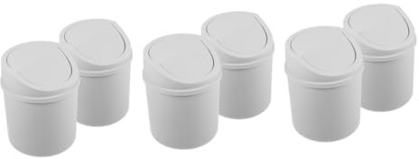 Yardenfun 3 Set Di Secchi Per Rifiuti Da Scrivania Mini Cestino Con Coperchio Cestino Per Scrivania Da Ufficio Piccolo Per Camera Da Letto Design 2 Pezzi*3