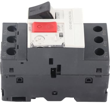 Interrupteur Moteur, Disjoncteur Moteur, Court-circuit de Surcharge, Montage sur Rail de Guidage 35 Mm, Classe AC 3 50 60 Hz (GV2-ME14C 6-10A)
