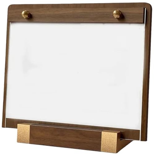 Zghhc Porte-Papier De Menu en Bois en Forme De L A4, Présentoir De Numéros De Table, Porte-Signe en Acrylique De Mariage, Cadre De Photos De Téléphone 8.5x11 Pouces