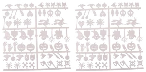 Luyismer 2 tableros de fieltro para letras de Halloween para tablero de letras intercambiable