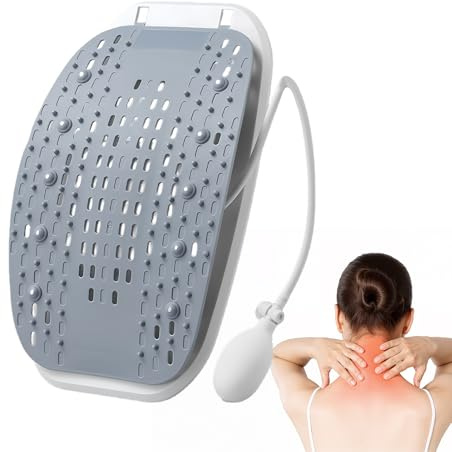 Wezalget Estirador Dorsal | Tabla Ergonómica Ajustable con Cojín De Aire,Masajeador De Lumbar Inferior,para Ejercicio Hombres Hogar Coche Cama Oficinas