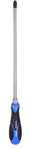 QUARKZMAN Destornillador Magnético PH3 X 235mm CR-V De Alto Par Hoja De Acero Atravesable Destornilladores Phillips Con Gorro De Golpe Para Apretar Cincelar Y Aflojar