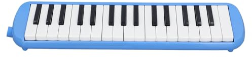 TOPINCN 32 Tasten Melodica, 32 Tasten Melodica Instrument Tastatur Sopran Klavierstil mit Mundstück Röhrensets für Anfänger Erwachsene Geschenk