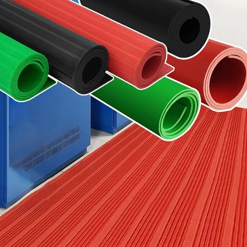 Customizable Electrical Insulating Switchboard Mat, 6 kV to 35 kV High Voltage Insulated Rubber Matting, Non-Conductive Insulation Protection Floor Mats
