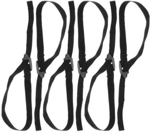OUNONA 6pièces Lot de Dragonnes pour Bâtons de Ski et Randonnée Sangles Réglables Durables et Confortables Accessoires pour Fixation et Support Poignet Compatible Toutes