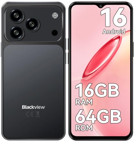 Blackview Wave 7C SIM-Free & Unlocked Mobile Phones, Android 16 Smart Phone