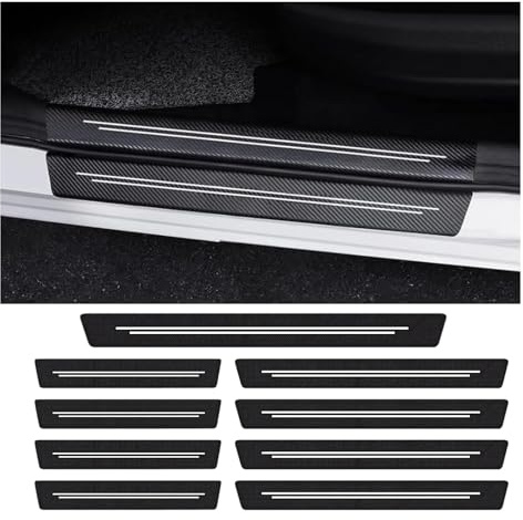 Protection Seuil Porte pour Nissan X-Trail T33 T32 Accessories | Autocollant anti rayure protection coffre,fibre de carbone adhesif, bande protectrice portiere, resistant salete, imperméable