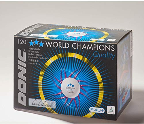 DONIC Ball P40+ *** 120er Optionen St, weiß