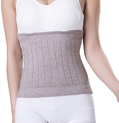 YUPPIE TONE Warm Cashmere Waistband Abdominal Protector Unisex Kidney Stomach Binder Waist Support Protector Belt Camel S