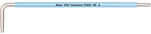 Wera Multicolore, funzione di bloccaggio, lungo, ac. inox - 3967 SXL HF TORX 8, azzurro artico