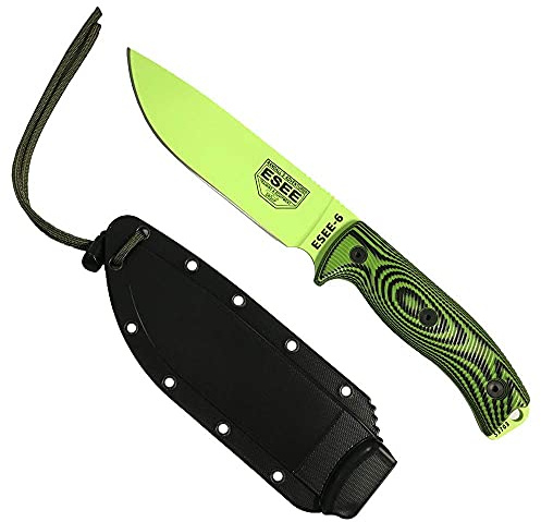 ESEE Modèle 6 Fixed Blade Venom noir ES6PVG007