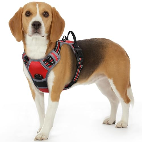 Eagloo Hundegeschirr Kleine Hunde, Anti Zieh Verstellbare mit 2 Clips