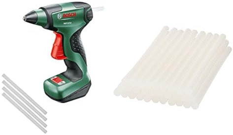 Bosch Heißklebepistole PKP 3,6 LI - Universalkleber für vielseitige Anwendungen - Weiß, Trigger-Stil