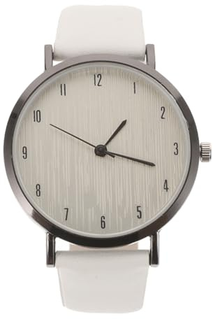 Damen Quarzuhr Armbanduhr Handgelenk Der Frauen Gummibanduhr Damen Silikonarmband Uhren Für Silikonarmbänder Handgelenk Großartig Leder Holzmaserung Schmücken Weiß Fräulein