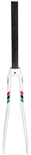 HSQMA Rennrad Carbon Gabel 700C Starre Gabel Felgenbremse 1-1/8'' Gerade Fahrrad Vorderradgabel QR 9mm (Color : 700c White)