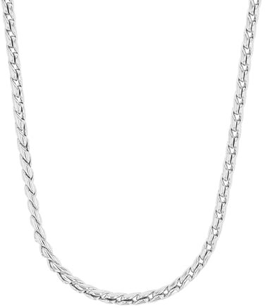 s.Oliver Halskette Edelstahl Damen Halsschmuck, 42+3 cm, Silber, Kommt in Schmuck Geschenk Box, 2035760