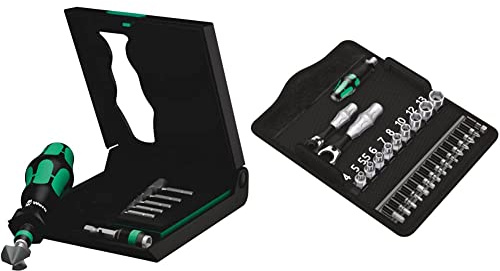 Wera Kegelsenkerbit-Satz 846/8, 8-teilig, 05104650001 & 05135918001 Kraftform Kompakt Zyklop Mini 2, 27-teilig