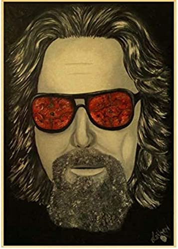 Poster The Big Lebowski Vintage-Filmplakat, Wandkunst, Bilder, Leinwand, Malerei, Poster Und Drucke, Heimdekoration 50X70Cm Kein Rahmen