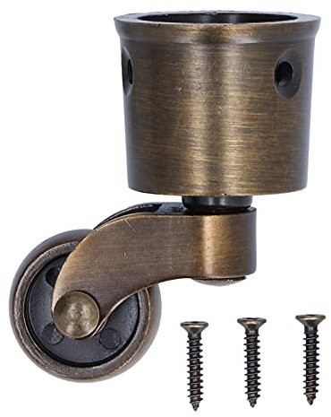QANYEGN 2-Zoll-Runde Tassenrollen, Möbelrollen aus Zinklegierung, Tischbeine Mit Rollen, Stuhlräder Für Den Heimgebrauch.