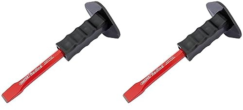DRAPER Redline 68653 19 x 250 mm Flachmeißel mit Handschutz (Packung mit 2)