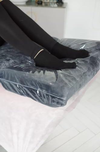 PVC Transparent Matratzenbezug, Schutz - Bezug für 5-Teilige Matratze für Kosmetikliege, Vinyl, 180x60 cm, Füßteil