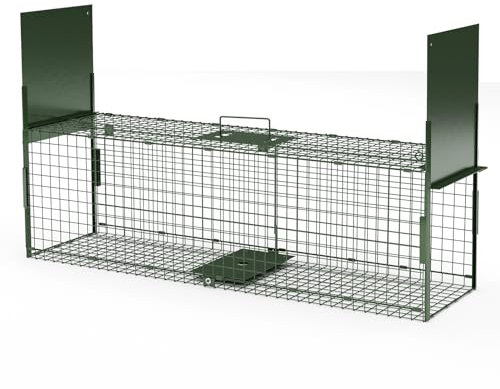 QianRuiDa Trappola per Topi Gabbia Trappola Topi Vivi 100 Cm Trappola Grandi Interno/Esterno