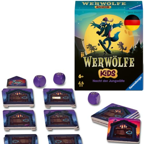 Ravensburger Werwölfe Kids - Familienspiele Ab 6 Jahre | Spiel für 2-6 Spieler, Geschenk für Jungen und Mädchen
