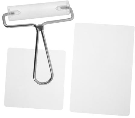 Artibetter 3pcs Acrylic Clay Rolling Pin for Pottery Polymer Clay DIY Crafts Rectangle Sheet Press Board Acrylic Roller Pin