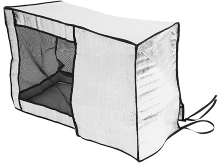LABRIMP Housse de Protection Extérieure pour de Climatisation Étanche Résistante Aux Intempéries Installation Facile Protection Solaire et Isolante Compatible avec Modèles Variés