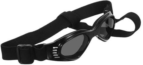 ANDRESLAD Haustier Sonnenbrille kleine hundebrille Outdoor-Brille für Hunde Brille für Haustier Hunde Sonnenbrille Hundebrille Plastik Schwarz