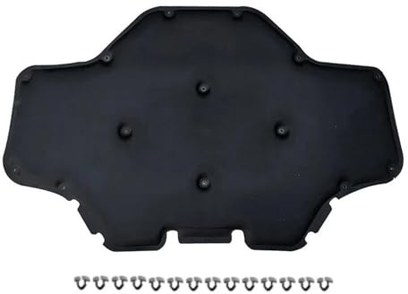 Matte Auto Dämmung Auto Motor Schallschutz Baumwolle Für X3 G01 X4 G02 2018 2019 2020 Front Haube Mit Schnalle(Schwarz)