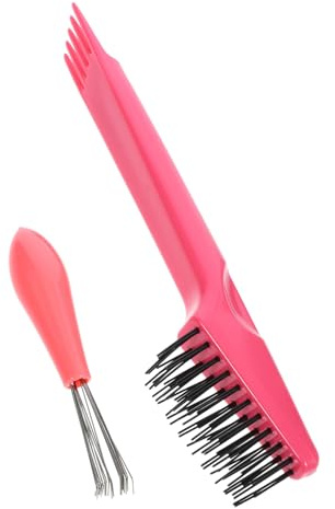 WOONEKY Limpiador de Cepillos Cabello, Herramienta de Limpieza Ligera de ABS Diseño Ergonómico, Adecuado para Uso Diario y Salones
