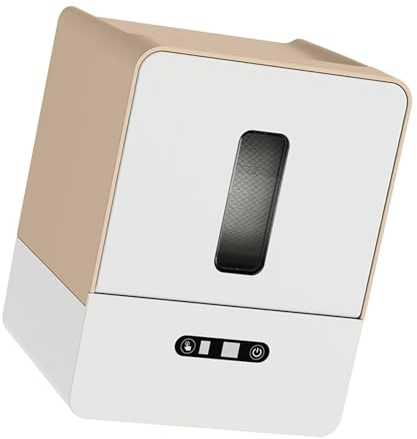 QUEENYARD Dispensador de pañuelos, dispensador automático de toallas de papel para cocina, baño, montaje en pared, debajo de armarios, fácil de usar, funciona con pilas