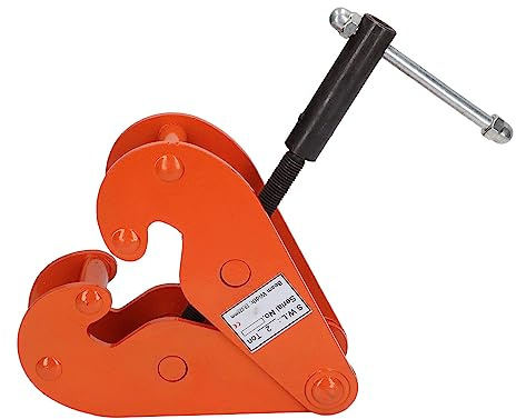 Generic Abrazadera de Viga Vertical, Abrazadera de Elevació de Viga Resistente Vertical Al Desgate de Acero de Aleación de Ahorro de Mano de Obra 2t para Carreteteras para. Carril de 70