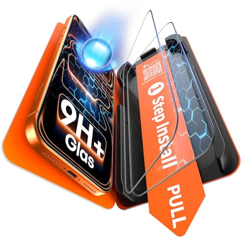 TAURI Lot de 2 Verre Trempé Pour iPhone 17 Pro