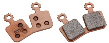 BBB Cycling Unisex – Erwachsene DiscStop HP Sintered Bike Bremsbeläge Fahrrad Scheibenbremslage, High Performance Bremslage Disc Brake Pads fur Magura MT5e, 1 Paar (2 Stück), BBS-371S, Kupfer