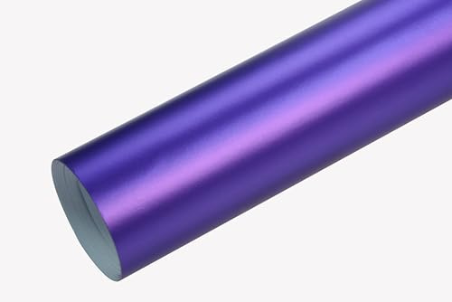 Neoxxim 7.7€/m2 Auto Folie Chrom Matt Lila 1200 x 150 cm selbstklebend BLASENFREI flexibel Car Wrapping Klebefolie