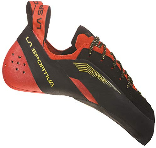 LA SPORTIVA Scarpette Arrampicata Testarossa, Red-Black, EU 39