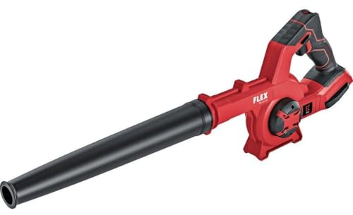 Flex Akku-Gebläse BW 18.0-EC (Laubbläser, 18V, Luftgeschwindigkeit: 80 m/sec, Luftvolumen max. 3,11 m³/min, ohne Akku) 472913, Rot,Schwarz