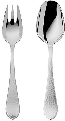 Robbe & Berking Martelé 2 pcs. Couverts à Servir Les légumes (plaqué Argent Massif 150 g)