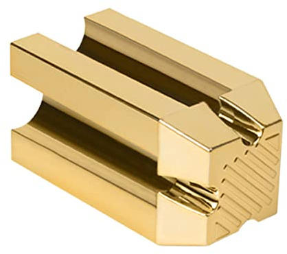 FOMIYES Kosmetikstiftspitzer Goldfarben aus Kunststoff Leicht und Handlich für Präzises Schminken für Augenbrauen und Kajalstifte
