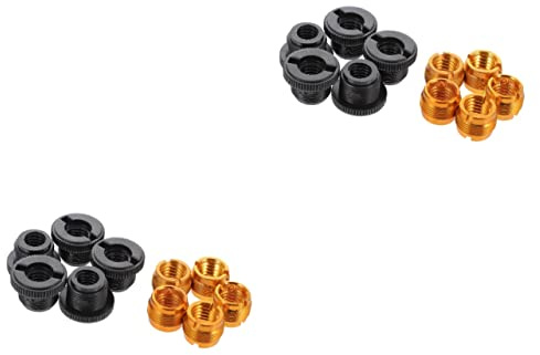Parliky 2sets Mic Schraube Adapter 3/8 Weibliche Zu 5/8 Männlichen Mikrofon Ständer Zubehör Set 10 Stücke * 2