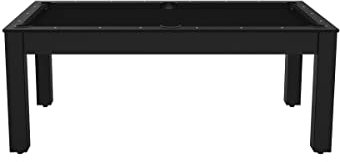 1001jouetsfr Billard Colorado 8 Personen – 7P – Farbe schwarz genarbt Teppich schwarz
