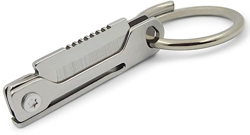 Box Cutter Keychain - Tiny Package Opener Tool - Made of Stainless Steel