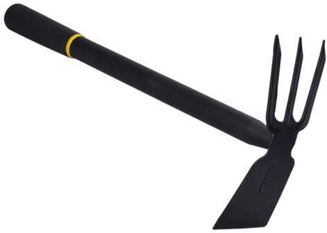 AHUDKKY Hoe and Cultivator, Hoe Garden Tool, Hand Hoe Cultivator Garden Tool, Thickened Manganese Steel, Garden Hoe for Weeding, Planting, Loosening Soil, Digging，No Assembly Required